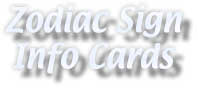 Wallet Information Cards